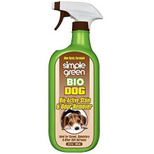 SIMPLE GREEN Bio Dog Active Stain & Odor Remover, Enzyme Cleaner & Stain Remover for Carpet, Rugs & Fabric Eliminates, Urine Odor