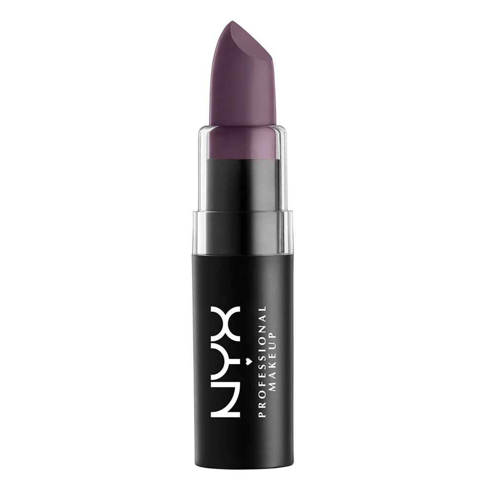 NYX PROFESSIONAL MAKEUP Matte Lipstick - Up The Bass, Gray Purple