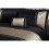 Capri Gold Black Double Duvet Cover Set Velvet Sequin Bedding Bed Set Quilt 2