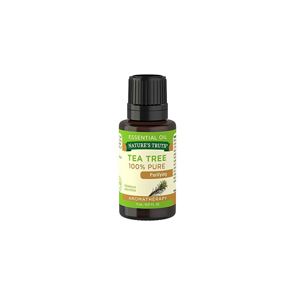 Nature's Truth Aromatherapy 100% Pure Essential Oil, Tea Tree, 0.5 Fl Oz