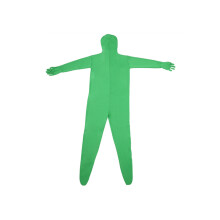 160 cm Studio Spezialeffekte Keying Anzug Einteilige Vorhang Kleidung Stealth Kleidung Ausschnitt Hintergrund Tuch-Grün