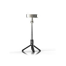 P60D-2 Multifunktionale drehbare Selfie-Stick mit doppeltem Fülllicht, tragbare Live-Beauty-Dreieckhalterung