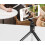 K10 Mobile Phone Selfie Stick Bluetooth Tripod with Remote Control Mirror Desktop Stand Stick 2