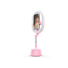 A10 Drehbarer Bluetooth-Selfie-Stick Teleskop-Falt-3-Farbtemperatur-Fülllicht Live-Stativ-Selfie-Stick