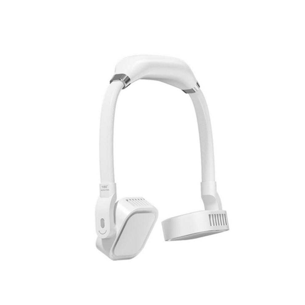 2000Mah Kleine Ventilator Draagbare Hangende Nekventilator Vierkante Kleine Ventilator Bladloos Stille Kleine Ventilator-image