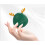 Antlers Wireless Mini Bass 5.0 Bluetooth Speaker Mini Subwoofer Computer Mobile Phone Mini Speaker-Green 3
