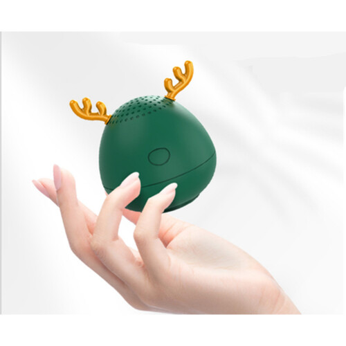 Antlers Wireless Mini Bass 5.0 Bluetooth Speaker Mini Subwoofer Computer Mobile Phone Mini Speaker-Green 2