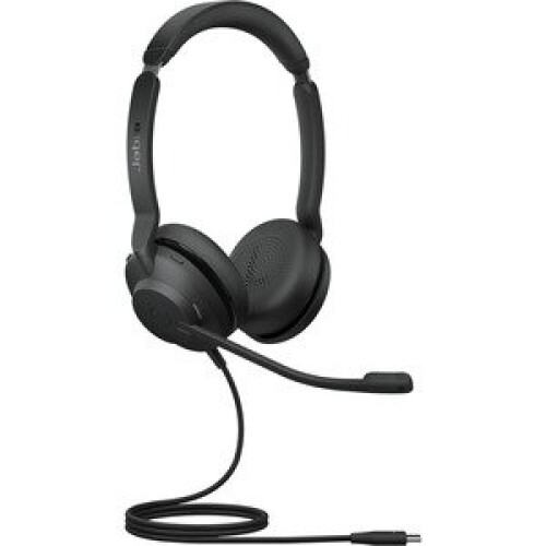 Jabra Jabra Evolve2 30 Wired On-ear Stereo Headset - Black - Binaural - Ear-