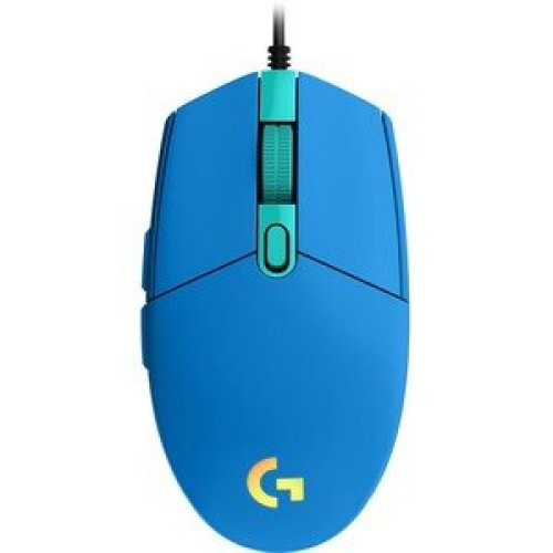 Logitech Logitech G203 Gaming Mouse - USB - 6 Button(s) - Blue - Cable - 8000 d