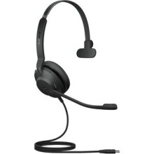 Jabra Evolve2 30 Wired On-ear Mono Headset - Black - Monaural - Ear-cu