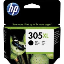 HP 305XL Original Ink Cartridge - Black - Inkjet - High Yield - 240 Pa