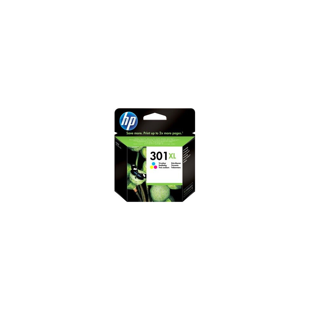 HP 301XL Original Ink Cartridge - Cyan, Magenta, Yellow - Inkjet - 330