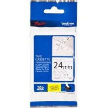 Hermano TZe, TZ TZe-SE5 Color de cinta: blanco Color de fuente: negro 24 mm 8 m