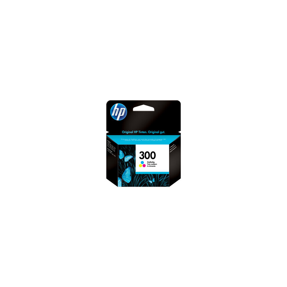 Hp 300 Original Ink Cartridge - Cyan, Magenta, Yellow - Inkjet - 165 P Blue,Pink,Yellow 883585763511