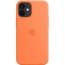 Apple Silicone Case with MagSafe for iPhone 12 mini - Kumquat - MHKN3ZM/A