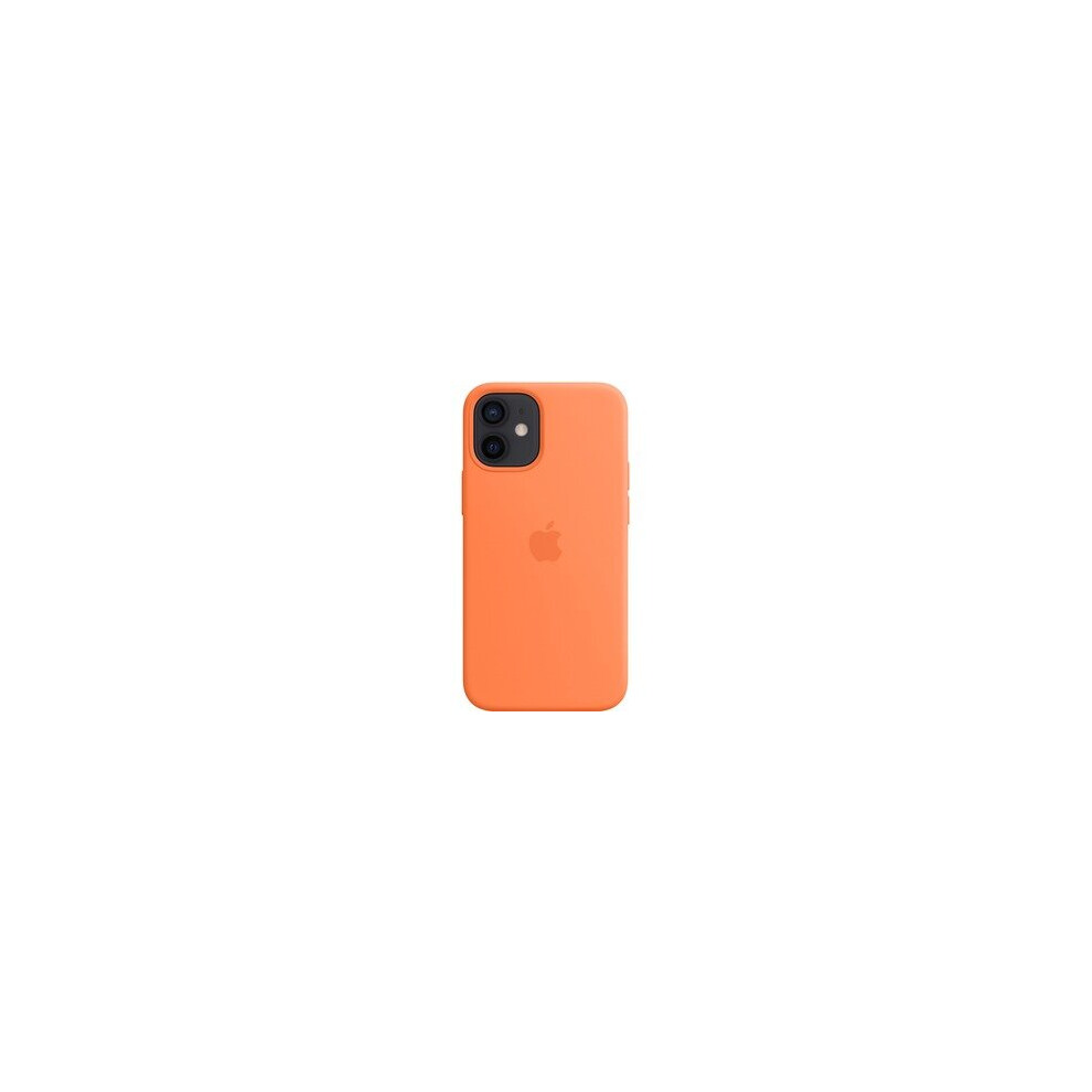 Apple Silicone Case With Magsafe For Iphone 12 Mini - Kumquat - Mhkn3zm/A