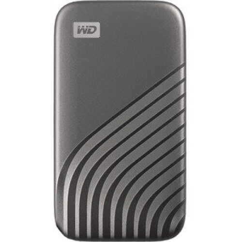 Western Digital WD My Passport - SSD Extern - 500Go - USB-C - Grau (WDBAGF5000AGY-WESN)
