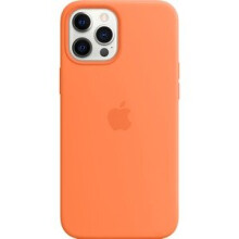 Apple Silicone Case with MagSafe for iPhone 12 Pro Max - Kumquat - MHL83ZE/A
