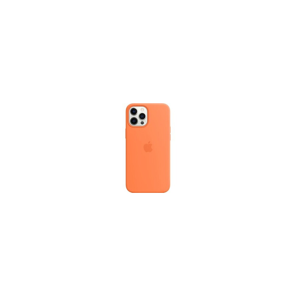 Apple Silicone Case With Magsafe For Iphone 12 Pro Max - Kumquat - Mhl83ze/A