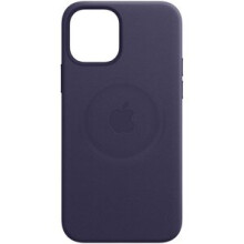 Apple Leather Case with MagSafe for iPhone 12 Pro Max - Deep Violet - MJYT3ZM/A