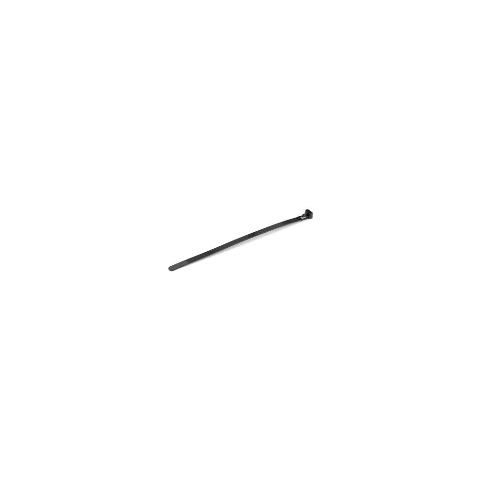 Startech.com 8Inch (20Cm) Reusable Cable Ties, 1-7/8Inch (50Mm) Dia. 5 Black