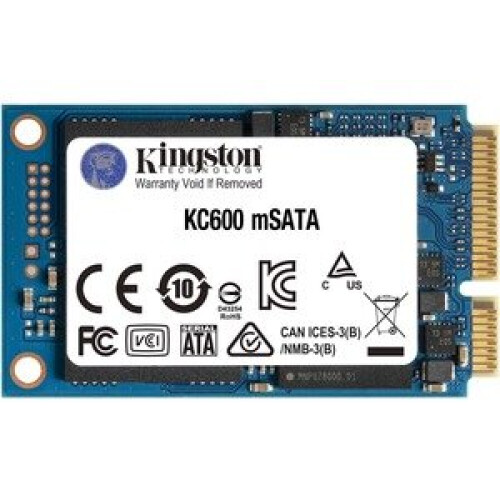 Kingston Kingston KC600 256 GB Solid State Drive - mSATA Internal - SATA (SATA/
