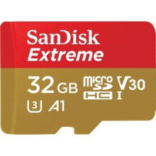 SanDisk Extreme 32 GB Class 10/UHS-I (U3) microSDHC - 100 MB/s Read -