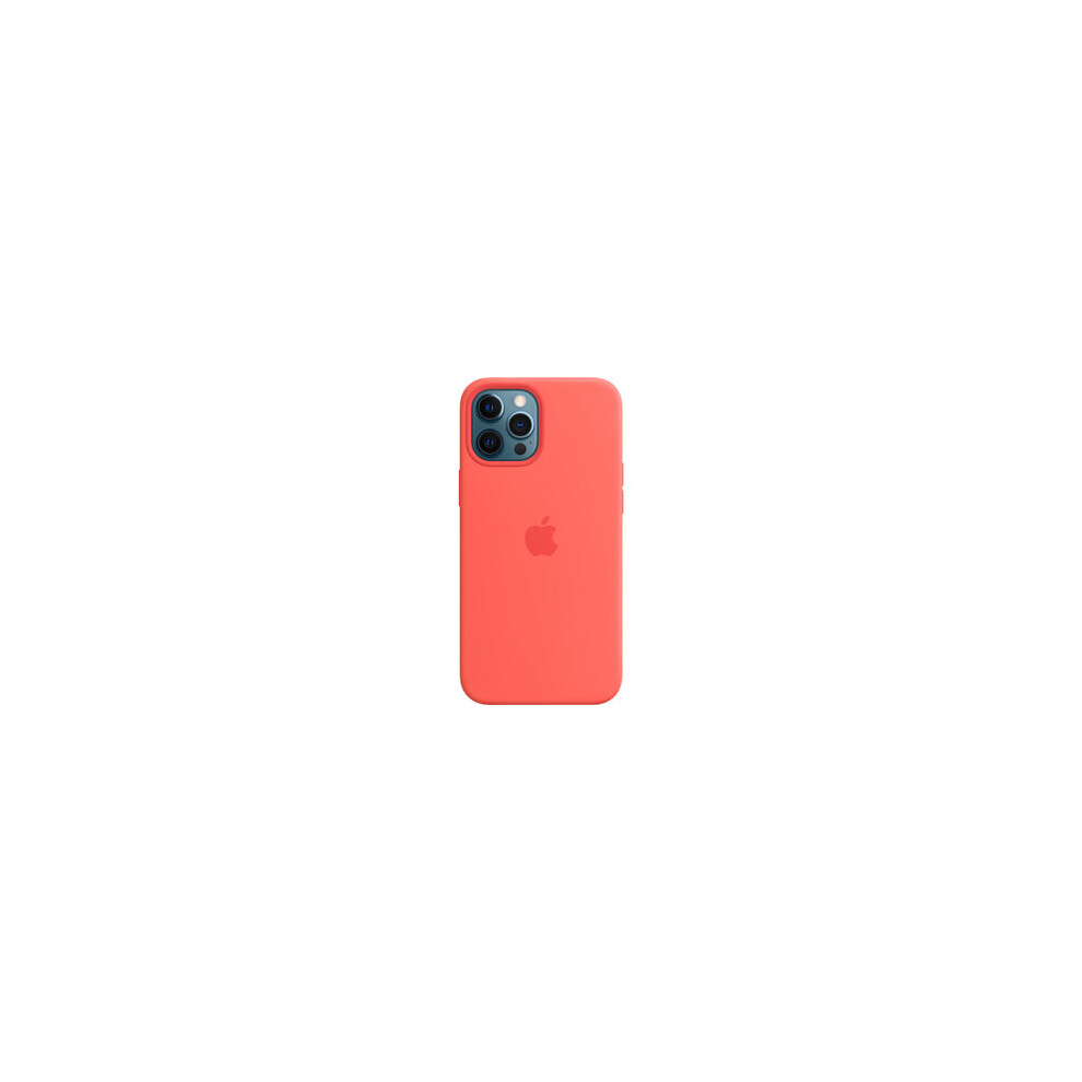 Apple Silicone Case With Magsafe For Iphone 12 Pro Max - Citrus - Mhl93zm/A Pink