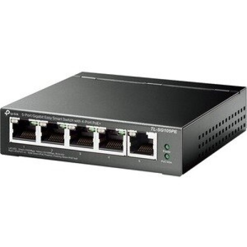 TP-LINK TP-Link TL-SG105PE 5 Ports Ethernet Switch - 2 Layer Supported - 65 W