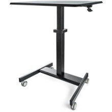 StarTech.com Mobile Standing Desk - Portable Sit-Stand Ergonomic Heigh