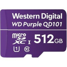 Cartão de memória - WD - ROXO QD101 - 512 GB - Classe 10 - 3 anos de garantia
