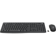 Logitech MK295 Keyboard & Mouse - USB Wireless RF - German - Keyboard/