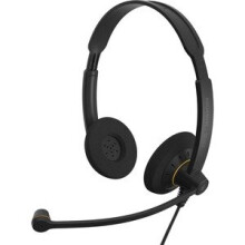 Micro-casque EPOS SENNHEISER IMPACT SC 60 USB ML - Sur-oreille - Filaire - Noir avec des reflets orange