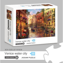 VENICE WATERCITY JIGSAW PUZZLE FOR MEN WOMEN KIDS - 1000 PIECES