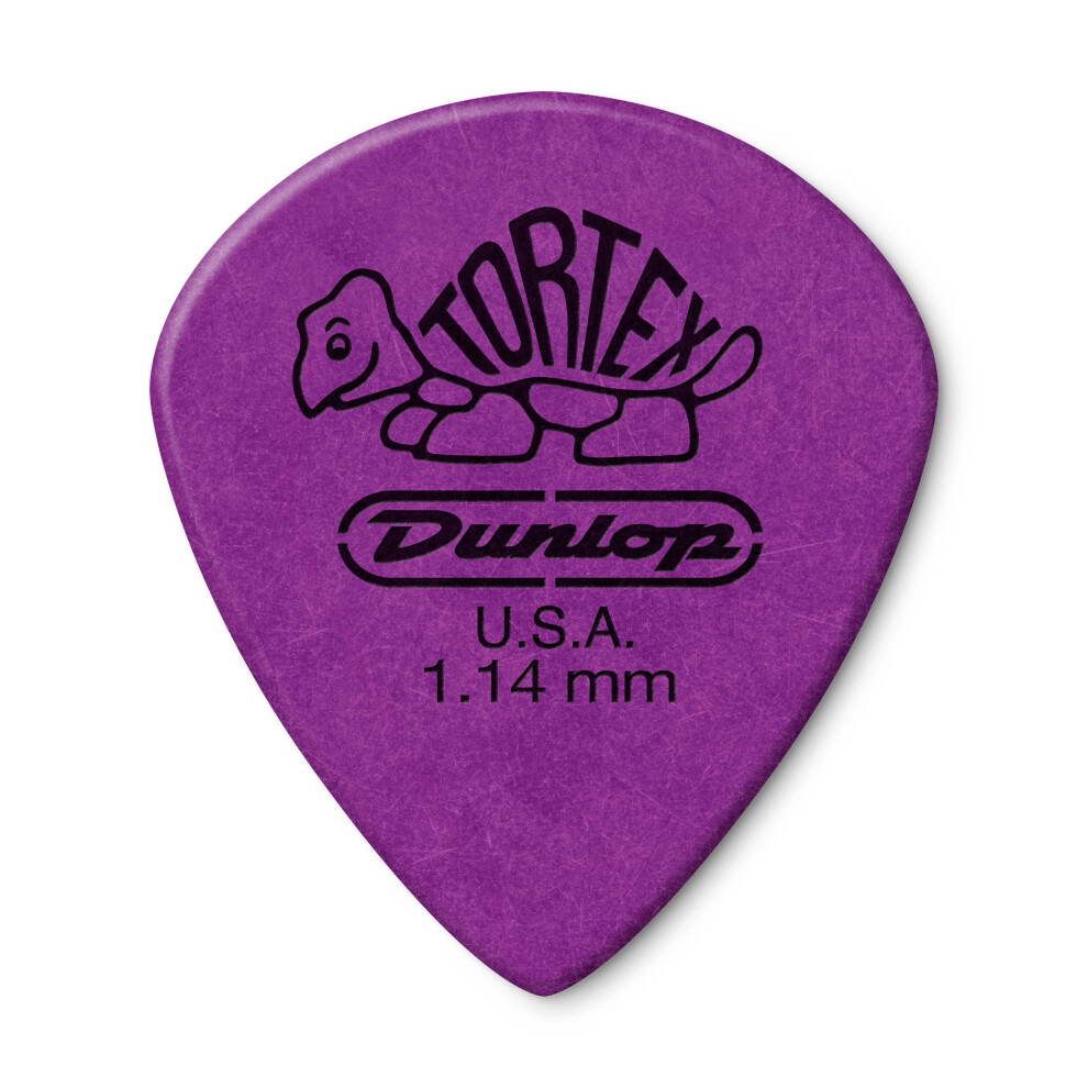 Dunlop 498P1.14 Tortex Jazz Iii Xl, 1.14Mm, 12/Player's Pack Purple