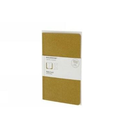 Moleskine Note Card With Envelope  Pocket Maize