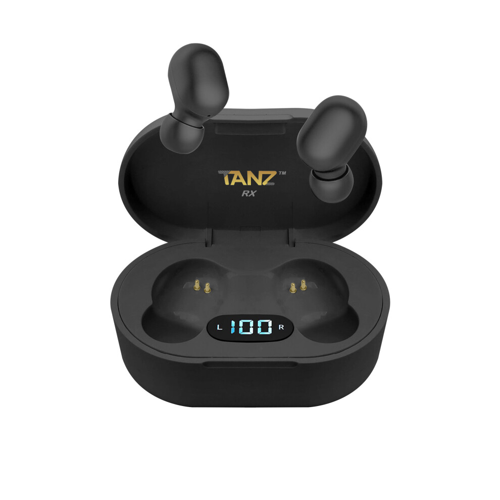 Tanz (Black) Bluetooth Earphones Earbuds Tws Wireless Headphones - Rx Black