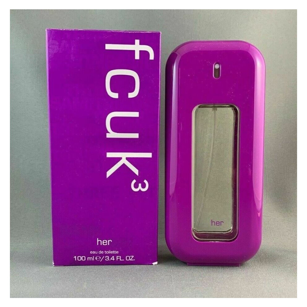 FCUK # 3 By FRENCH CONNECTION For Women EDT 3.4 oz