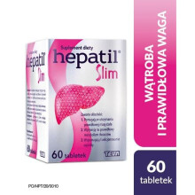 HEPATIL SLIM - 60 tablets Support for the liver and maintaining a healthy body weight