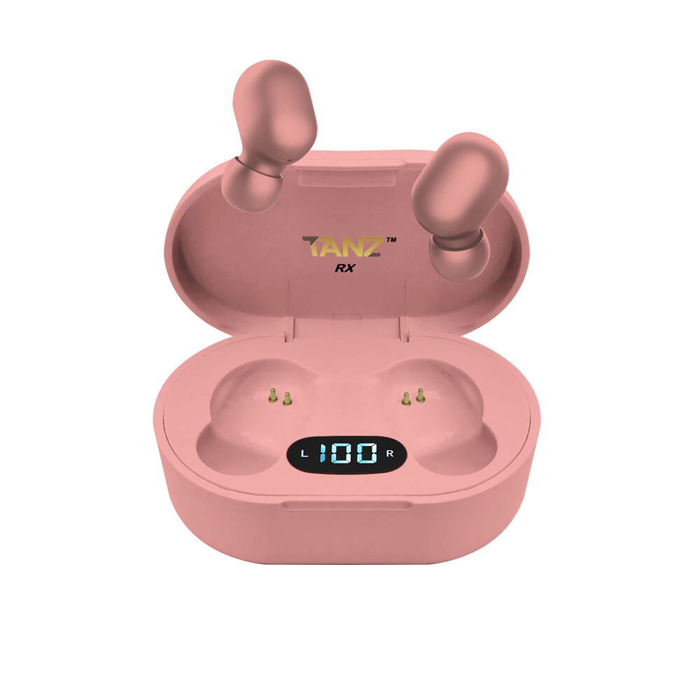 (Pink) Bluetooth Earphones Earbuds Tws Wireless Headphones - Tanz Rx Pink 5060867470120