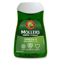 MOLLERS FORTE OMEGA-3 - 112 caps. Omega-3 acids and Vitamin D