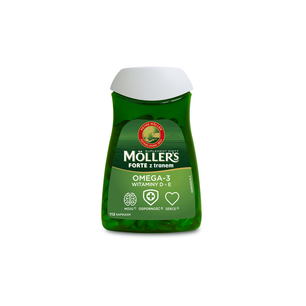 MOLLERS FORTE OMEGA-3 - 112 caps. Omega-3 acids and Vitamin D