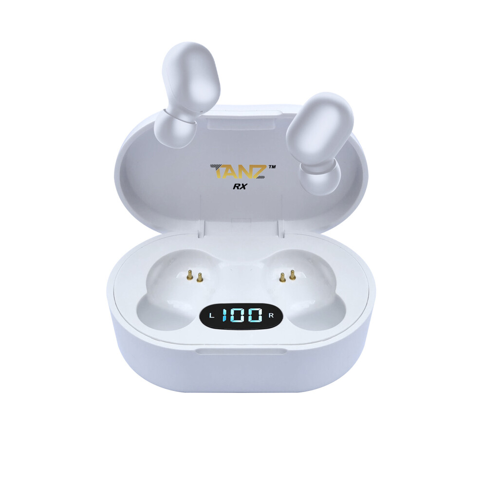 (White) Bluetooth Earphones Earbuds Tws Wireless Headphones - Tanz Rx White 5060867470144