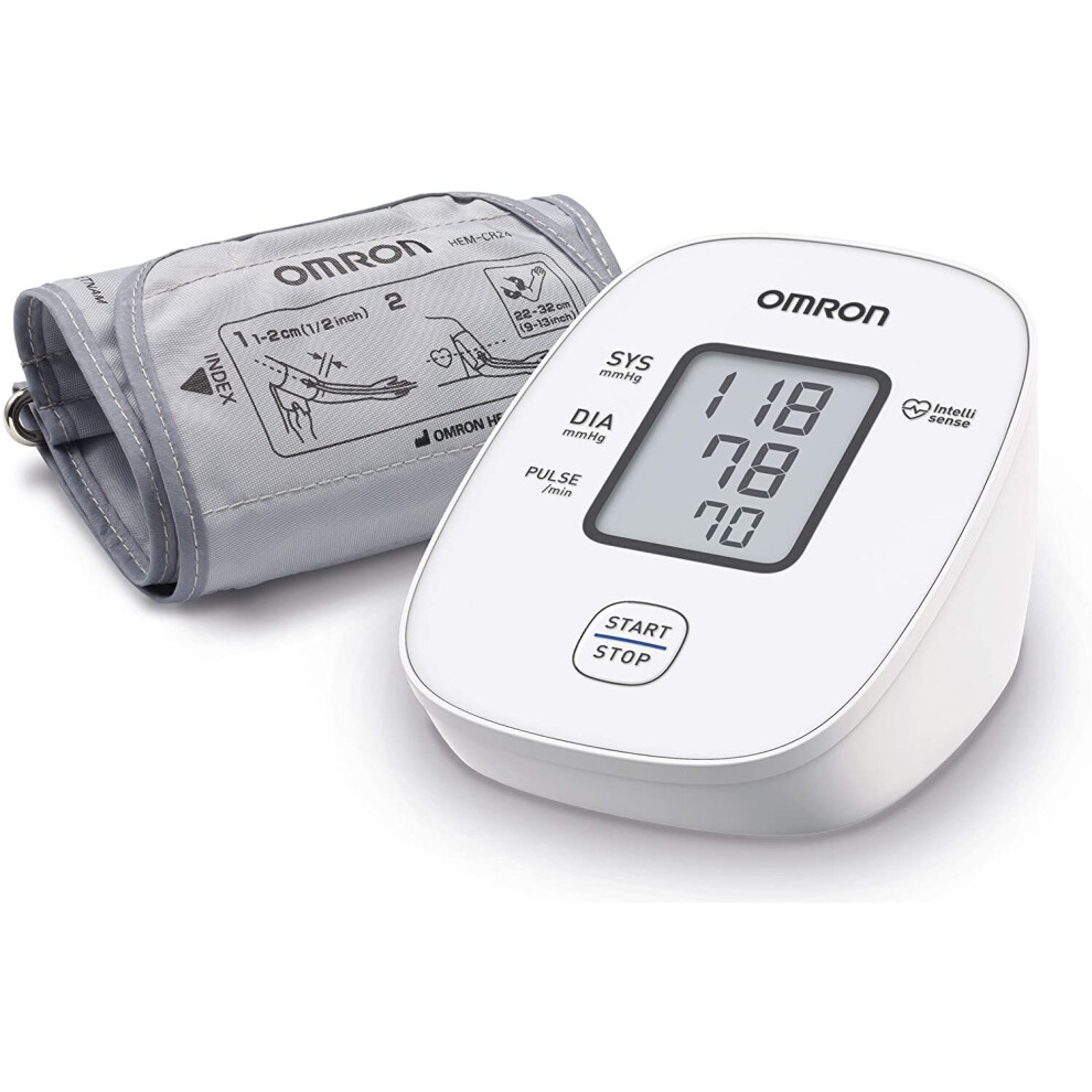 OMRON X2 Basic - Automatic blood pressure monitor, for at-home blood pressure monitoring for adults