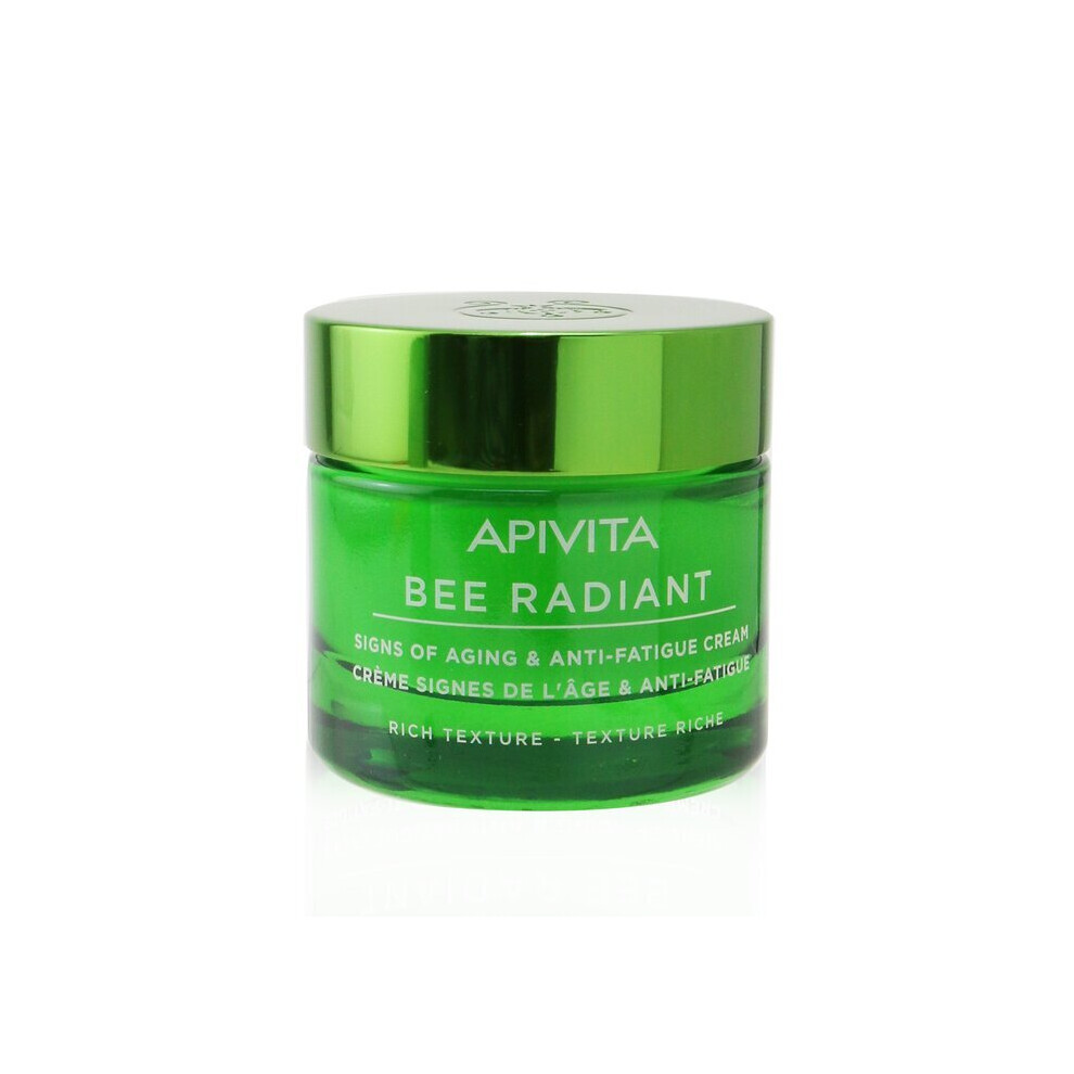 Apivita Cream Bee Radiant Signs Of Aging & Anti-Fatigue - Rich Texture - 50Ml/1.69Oz