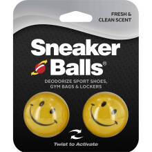 Sneakerballs Shoe Freshener - 2-Pack Odor Eliminator Balls for Shoes, Gym Bags & Lockers - Twist-Action Fresh Scent