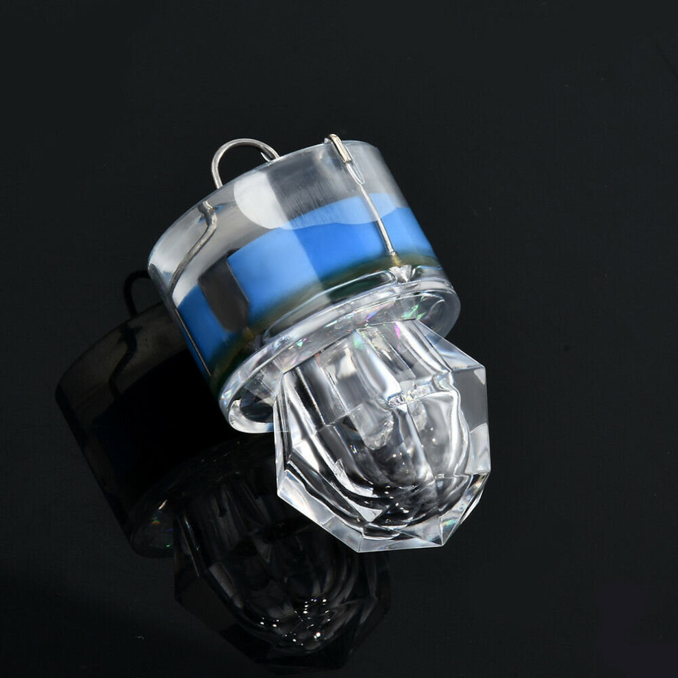 Blue) 10X Flashing LED Fishing Lights Deep Drop Underwater Diamond