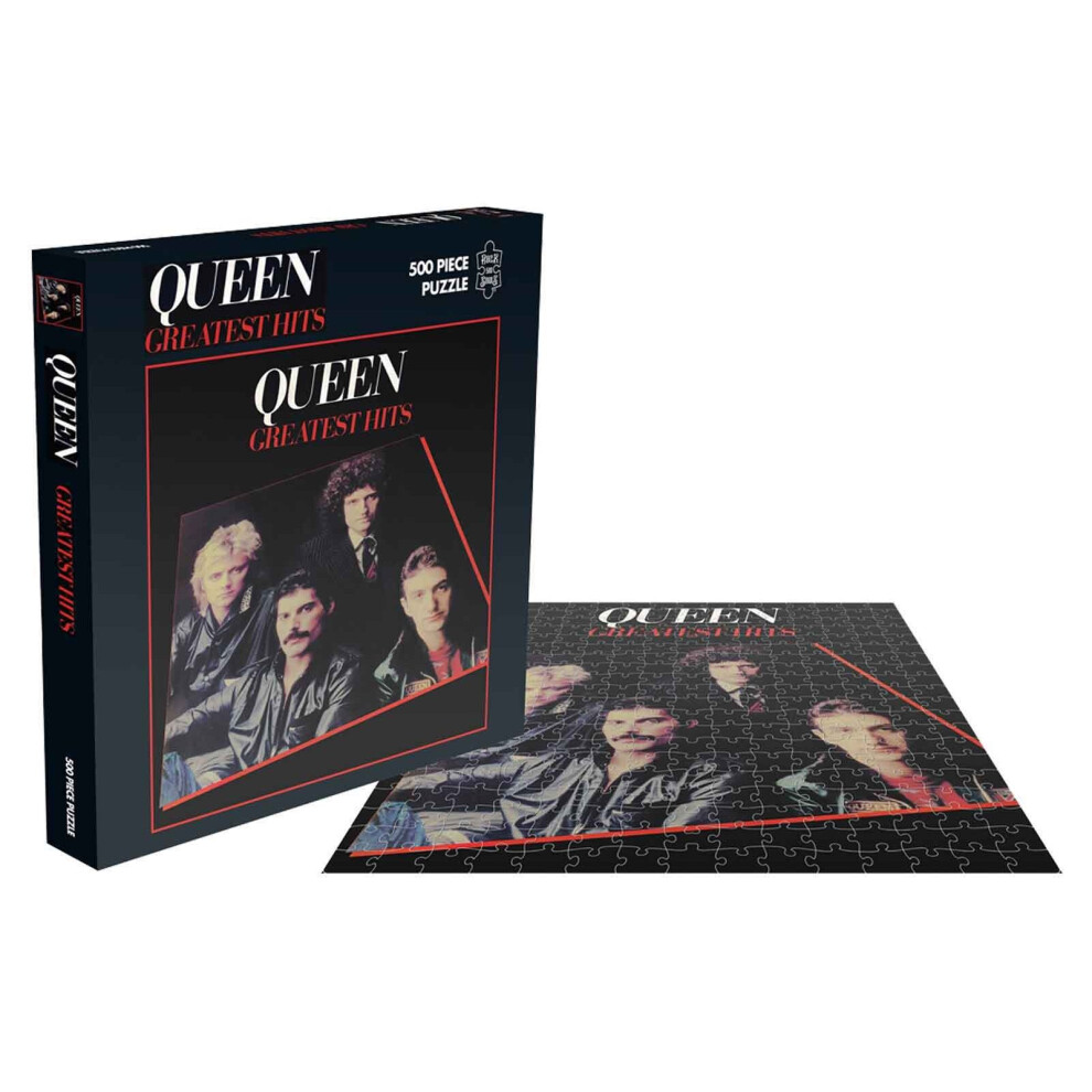 Photos - Jigsaw Puzzle / Mosaic Queen Jigsaw Puzzle Greatest Hits Album Cover new Official 500 Piece