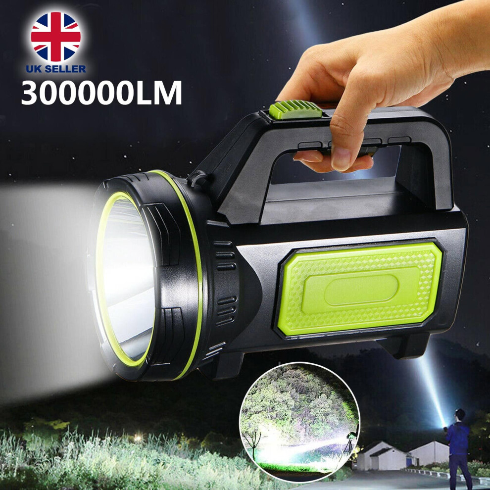 Lampe de poche LED 300000LM Lampe torche USB rechargeable