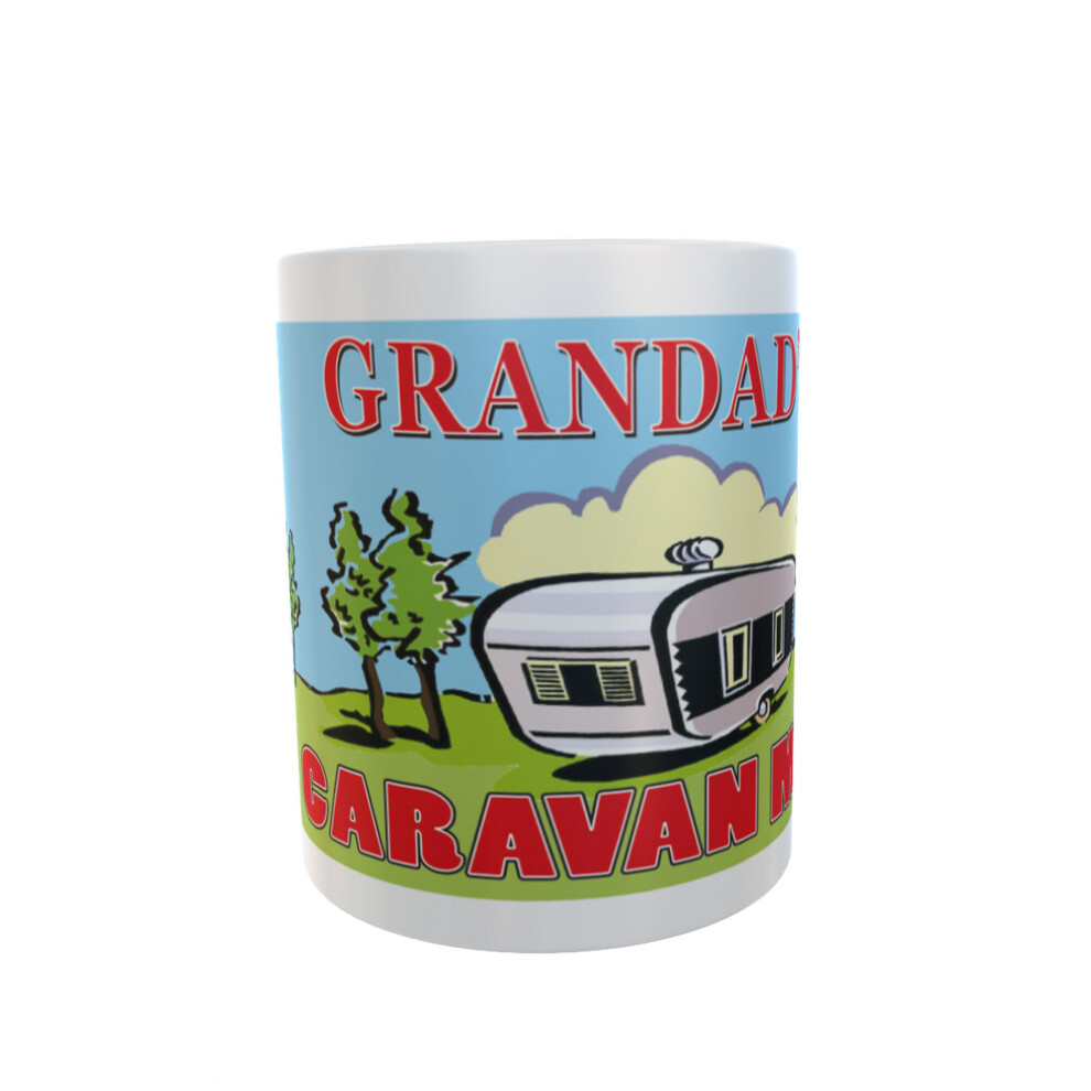 Home Is Where You Park It 'Grandad' Personal Ceramic Caravan Gift Mug